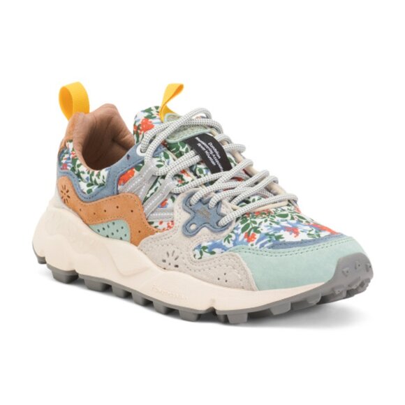 NEW FLOWER MOUNTAIN Suede Yamano 3 Sneakers for women 1225 12t7 - Picture 2 of 7